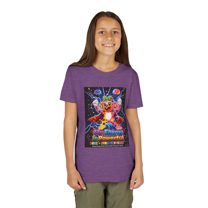 Panz™ Youth Short Sleeve Tee – "My Energy is Powerful" Graphic Tee | Smile Universe Collection
