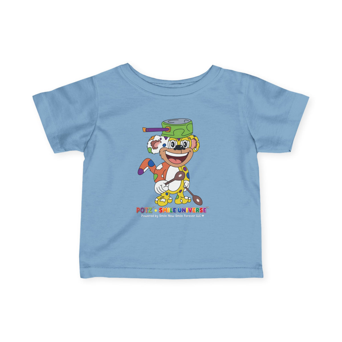 Potz™ Infant Fine Jersey Tee – Playful Graphic Tee | Smile Universe Collection