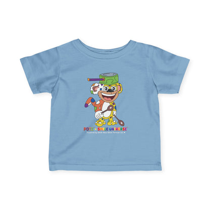Potz™ Infant Fine Jersey Tee – Playful Graphic Tee | Smile Universe Collection