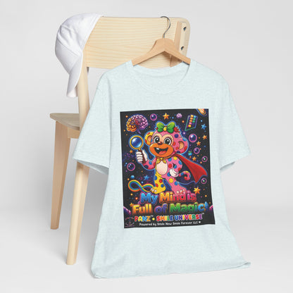 Panz™ Unisex Jersey Short Sleeve Tee – "My Mind is Full of Magic" Graphic | Smile Universe Collection