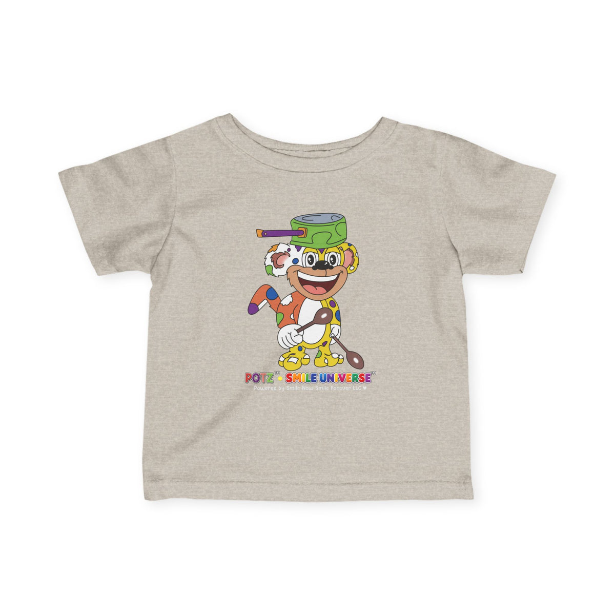 Potz™ Infant Fine Jersey Tee – Playful Graphic Tee | Smile Universe Collection