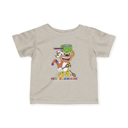Potz™ Infant Fine Jersey Tee – Playful Graphic Tee | Smile Universe Collection