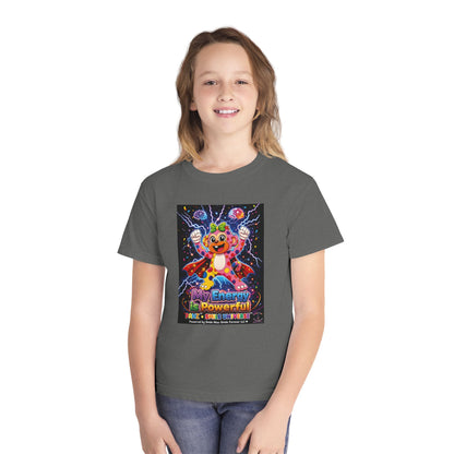Panz™ Youth Midweight Tee – "My Energy is Powerful" Graphic Tee | Smile Universe Collection