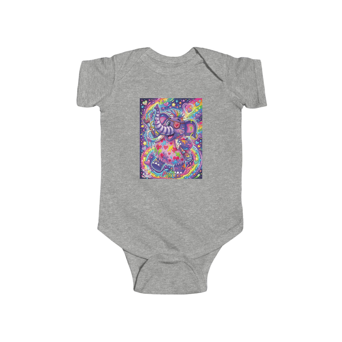 Piklez™ Infant Fine Jersey Bodysuit – "Magic Paint!" Graphic | Smile Universe Collection