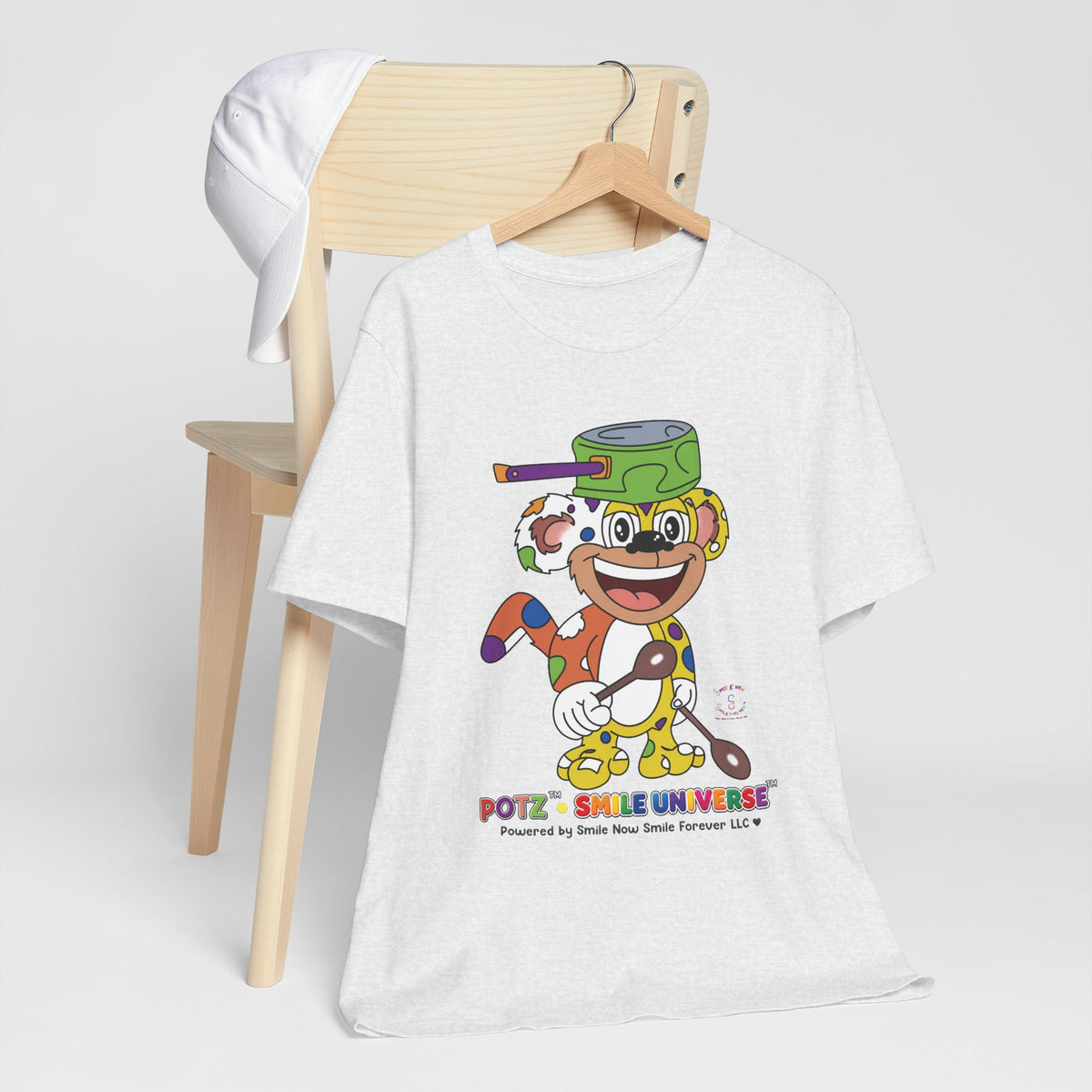 Potz™ Unisex Jersey Short Sleeve Tee – Playful Graphic Tee | Smile Universe Collection