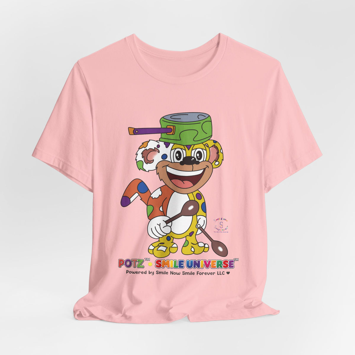 Potz™ Unisex Jersey Short Sleeve Tee – Playful Graphic Tee | Smile Universe Collection