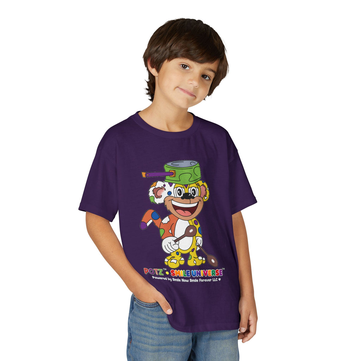 Potz™ Youth DryBlend® T-Shirt – Playful Graphic Tee | Smile Universe Collection