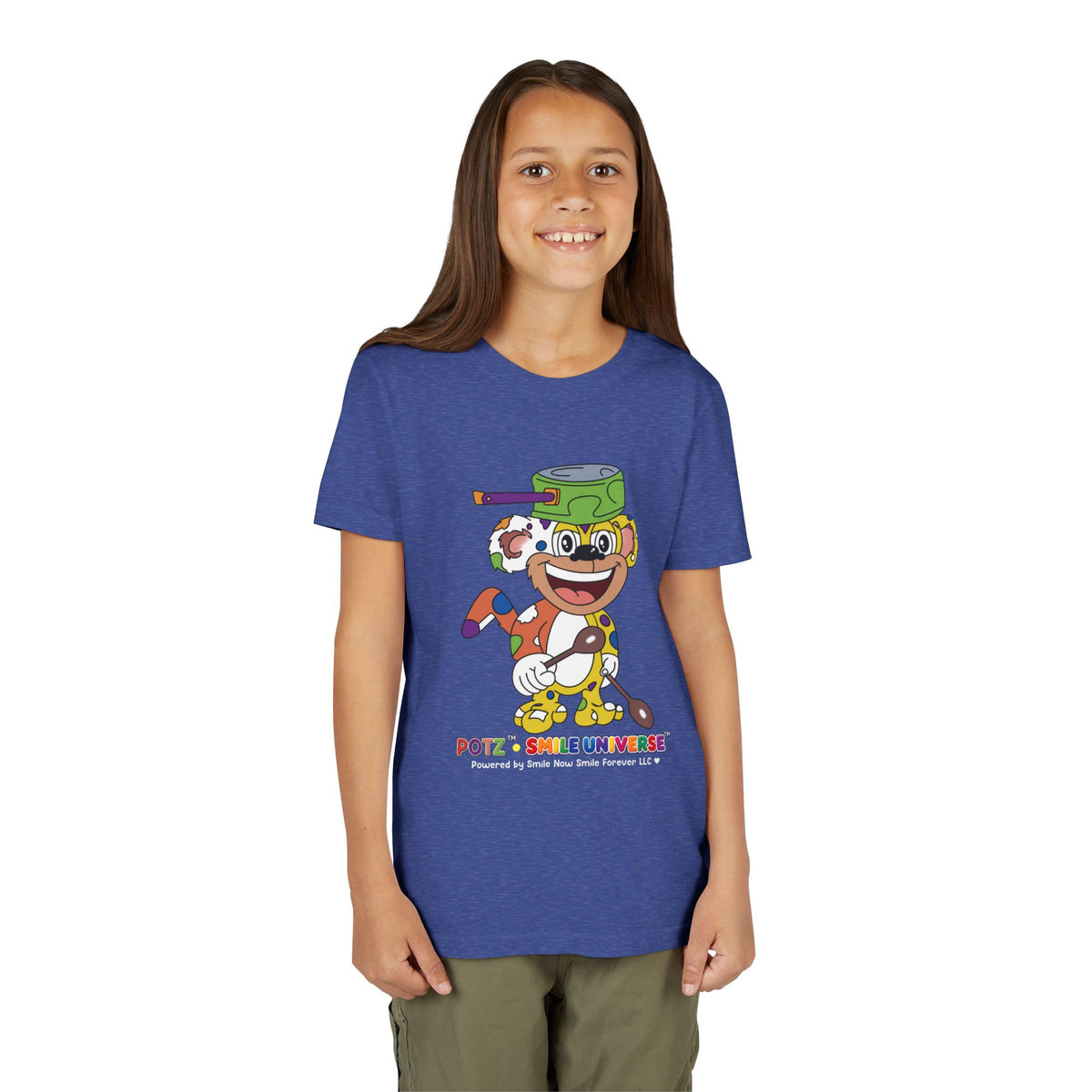 Potz™ Youth Short Sleeve Tee – Playful Graphic Tee | Smile Universe Collection