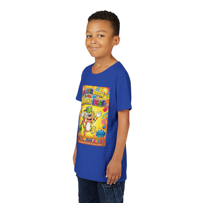 Potz™ Youth Short Sleeve Tee – "My ADHD Brain is Full of Brilliant Ideas!" Graphic Tee | Smile Universe Collection