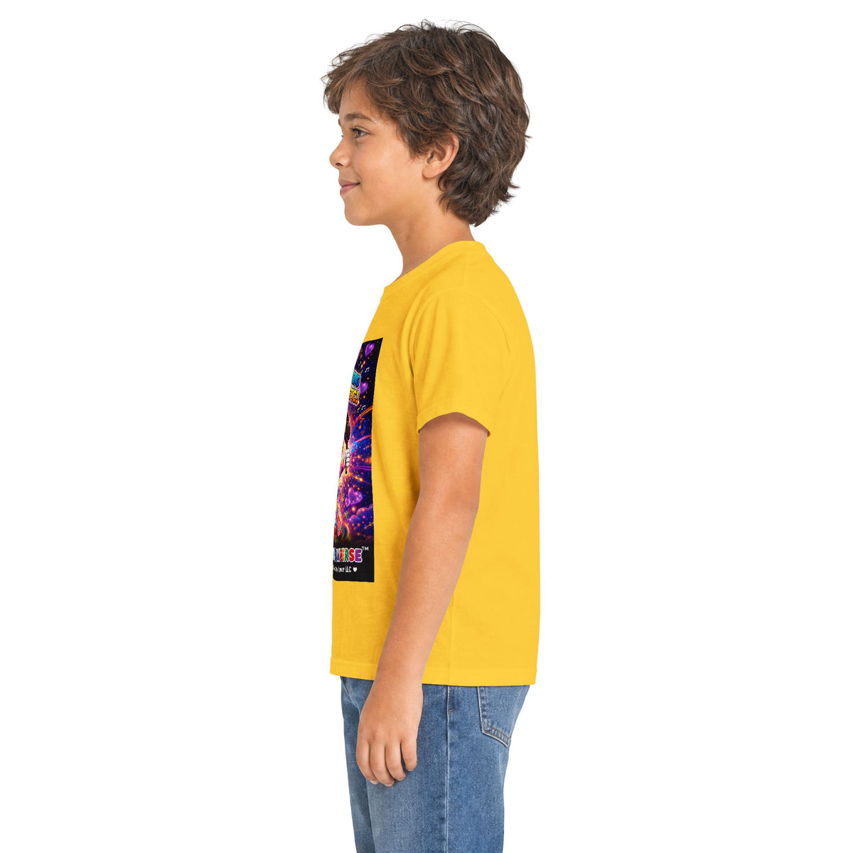 Panz™ Kids Softstyle Tee – "Differently Amazing & Loudly Autistic!" Graphic | Smile Universe Collection