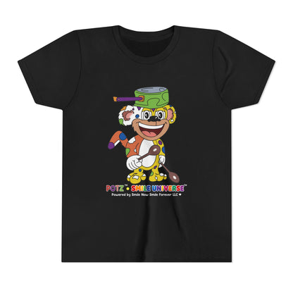 Potz™ Youth Short Sleeve Tee – Playful Graphic Tee | Smile Universe Collection