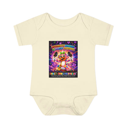 Panz™ Infant Baby Rib Bodysuit – "Differently Amazing & Loudly Autistic!" Graphic | Smile Universe Collection