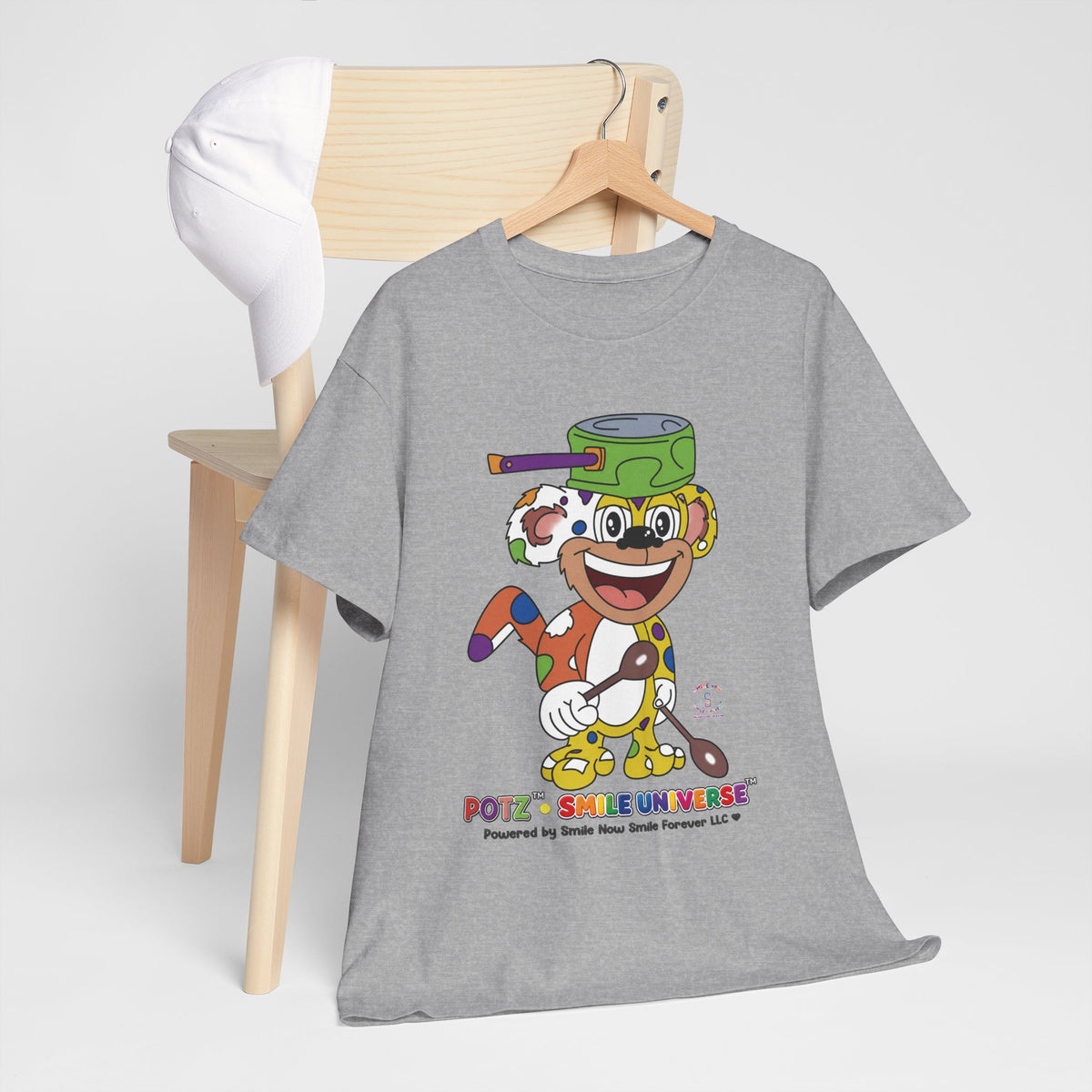 Potz™ Unisex Heavy Cotton™ Tee – Playful Graphic Tee | Smile Universe Collection