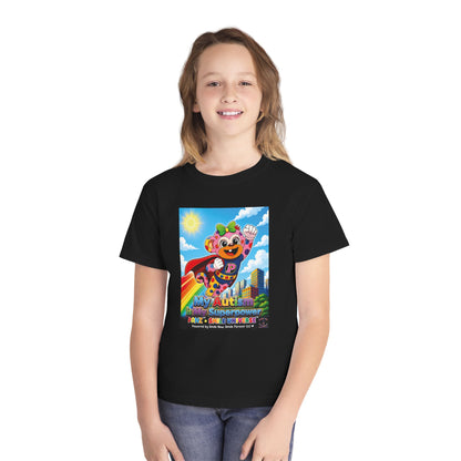 Panz™ Youth Midweight Tee – "My Autism is My Superpower" Graphic | Smile Universe Collection