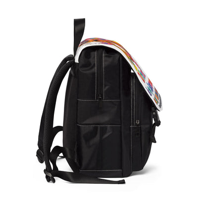 Panz™ Unisex Casual Shoulder Backpack – "Different is My Superpower" Graphic | Smile Universe Collection