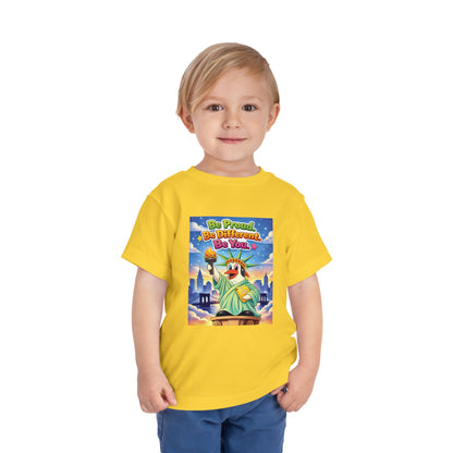 TuBz™ "Be Proud. Be Different. Be You." Toddler T- Shirt - Inspirational Kids Tee