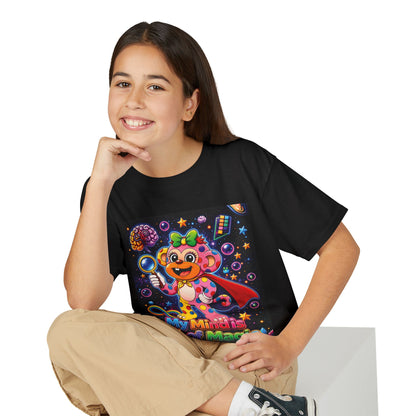 Panz™ Youth DryBlend® T-Shirt – "My Mind is Full of Magic" Graphic | Smile Universe Collection