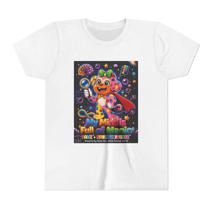 Panz™ Youth Short Sleeve Tee – "My Mind is Full of Magic" Graphic | Smile Universe Collection