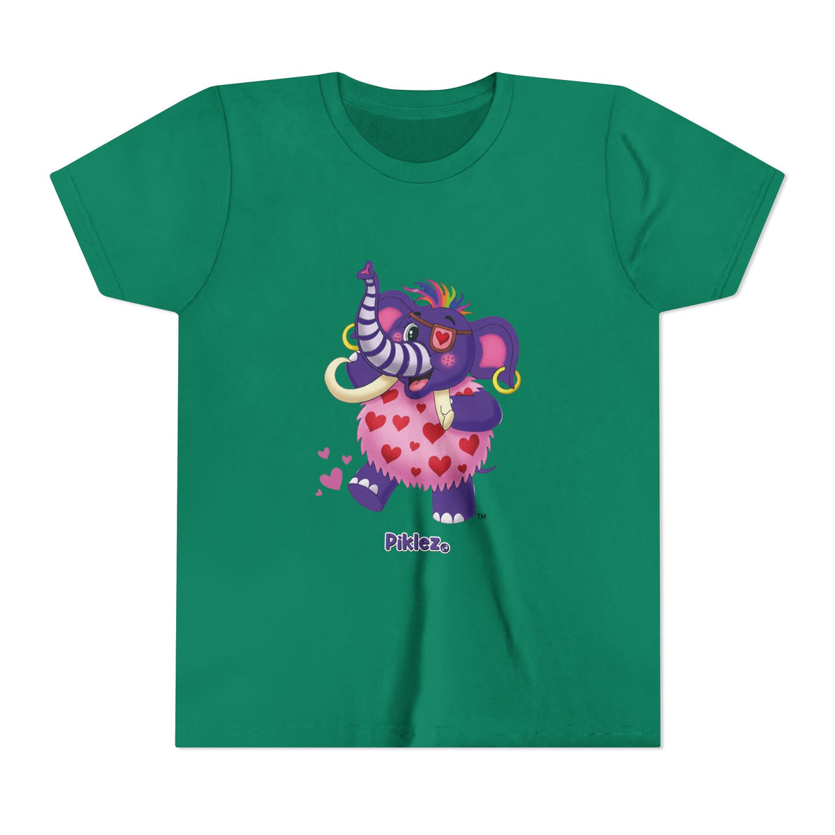 Piklez™ Youth Short Sleeve Tee – "Full of Love!" Graphic Shirt | Smile Universe Collection