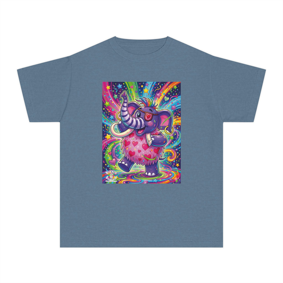 Piklez™ Youth Midweight Tee – "Born to Celebrate!" Graphic Shirt | Smile Universe Collection