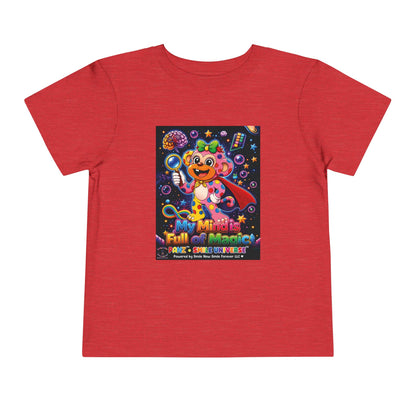 Panz™ Toddler Short Sleeve Tee – "My Mind is Full of Magic" Graphic | Smile Universe Collection