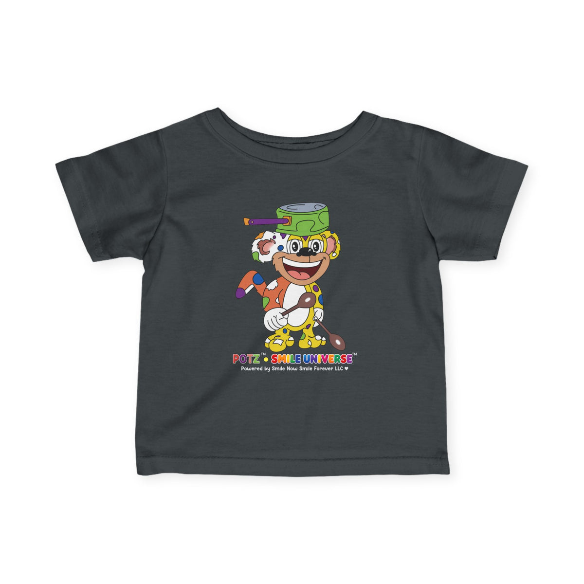Potz™ Infant Fine Jersey Tee – Playful Graphic Tee | Smile Universe Collection
