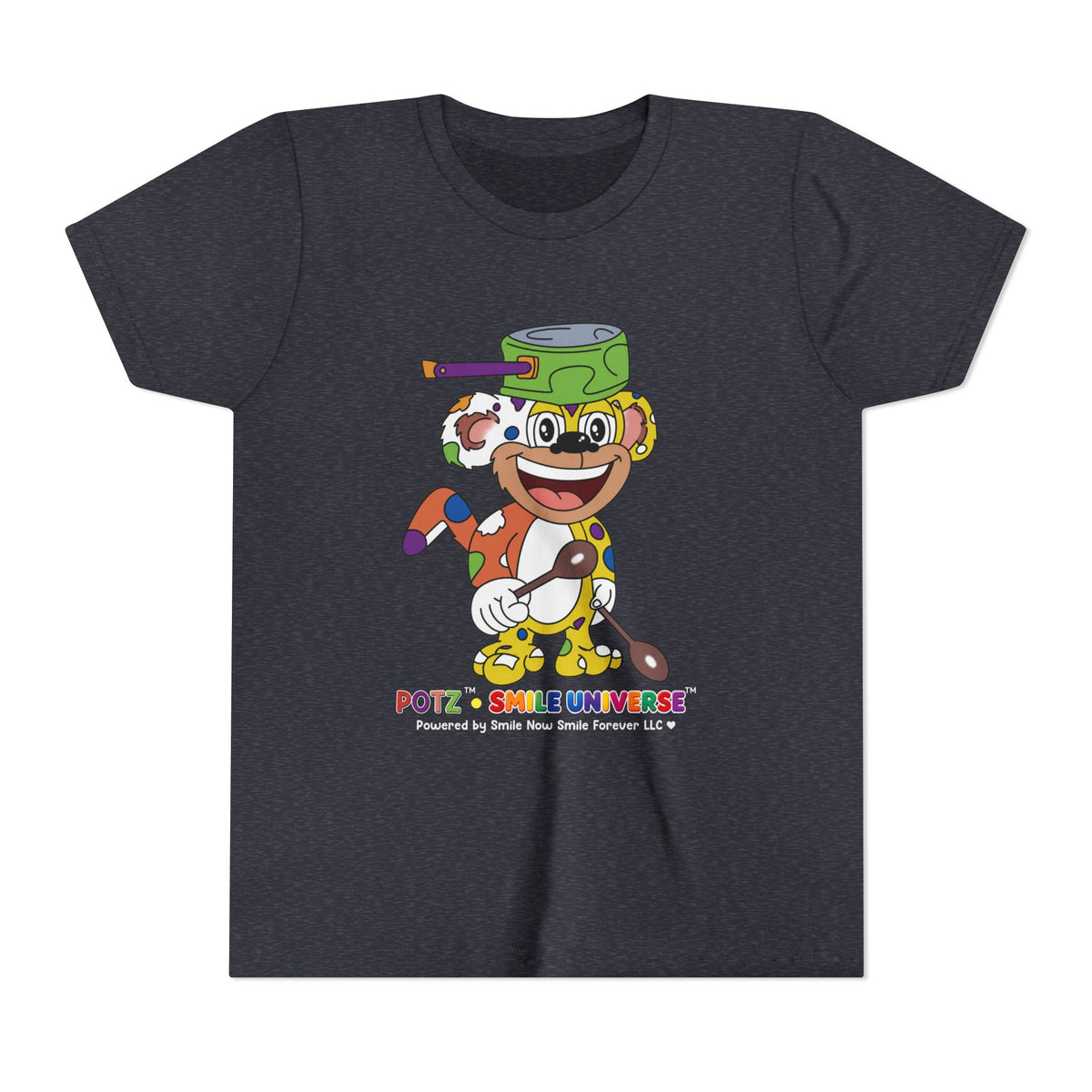 Potz™ Youth Short Sleeve Tee – Playful Graphic Tee | Smile Universe Collection
