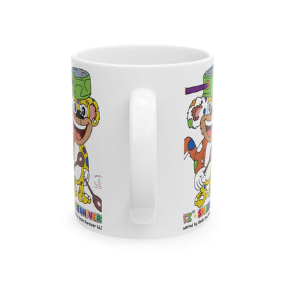 Potz™ Ceramic Mug – Playful Graphic Coffee Mug | Smile Universe Collection