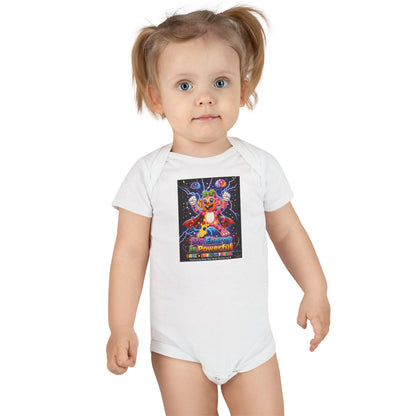 Panz™ Baby Short Sleeve Onesie® – "My Energy is Powerful" Graphic Bodysuit | Smile Universe Collection
