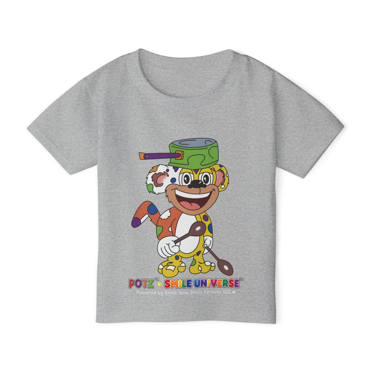 Potz™ Heavy Cotton™ Toddler T-Shirt – Playful Graphic Tee | Smile Universe Collection