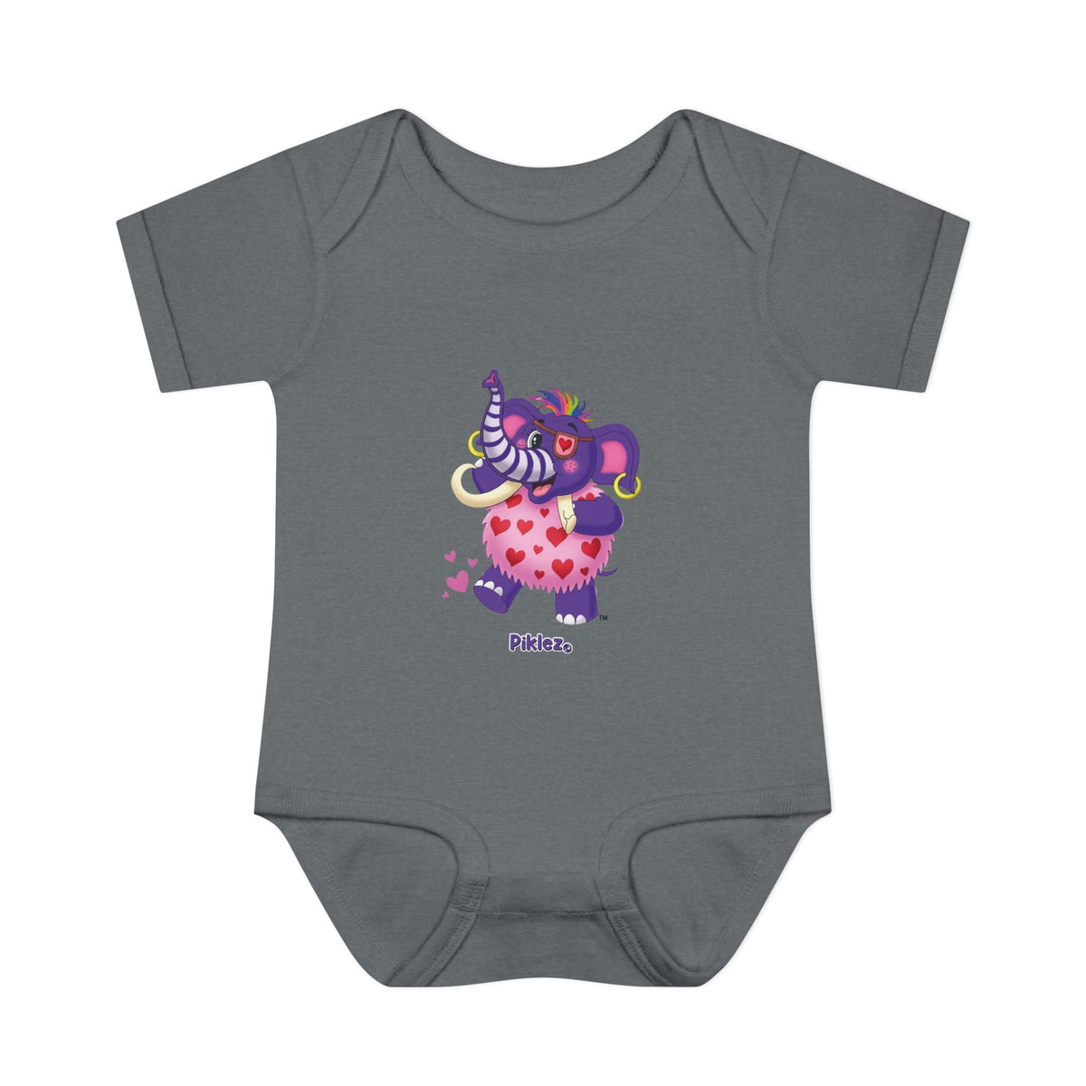 Piklez™ Infant Baby Rib Bodysuit – "Full of Love!" Graphic | Smile Universe Collection