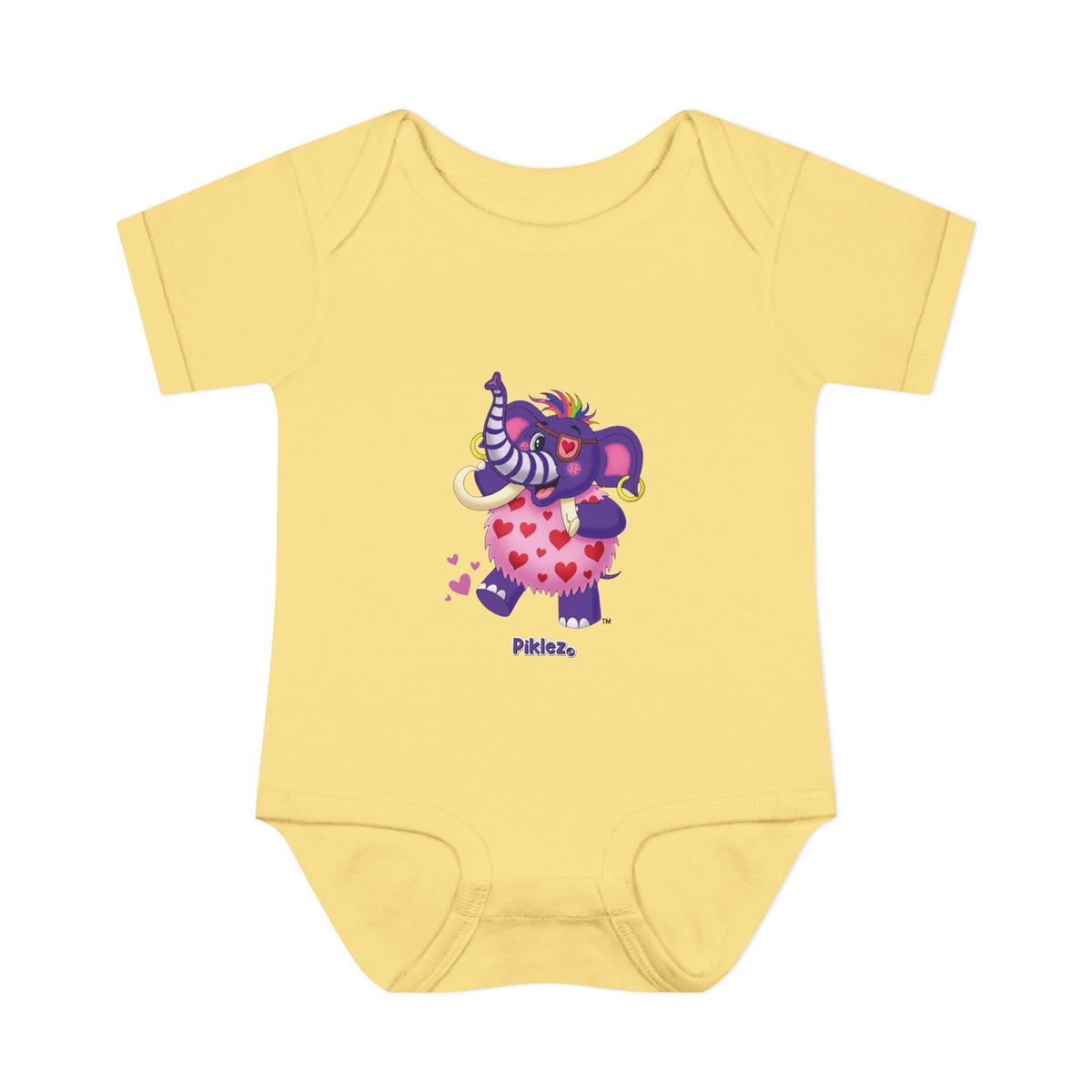 Piklez™ Infant Baby Rib Bodysuit – "Full of Love!" Graphic | Smile Universe Collection