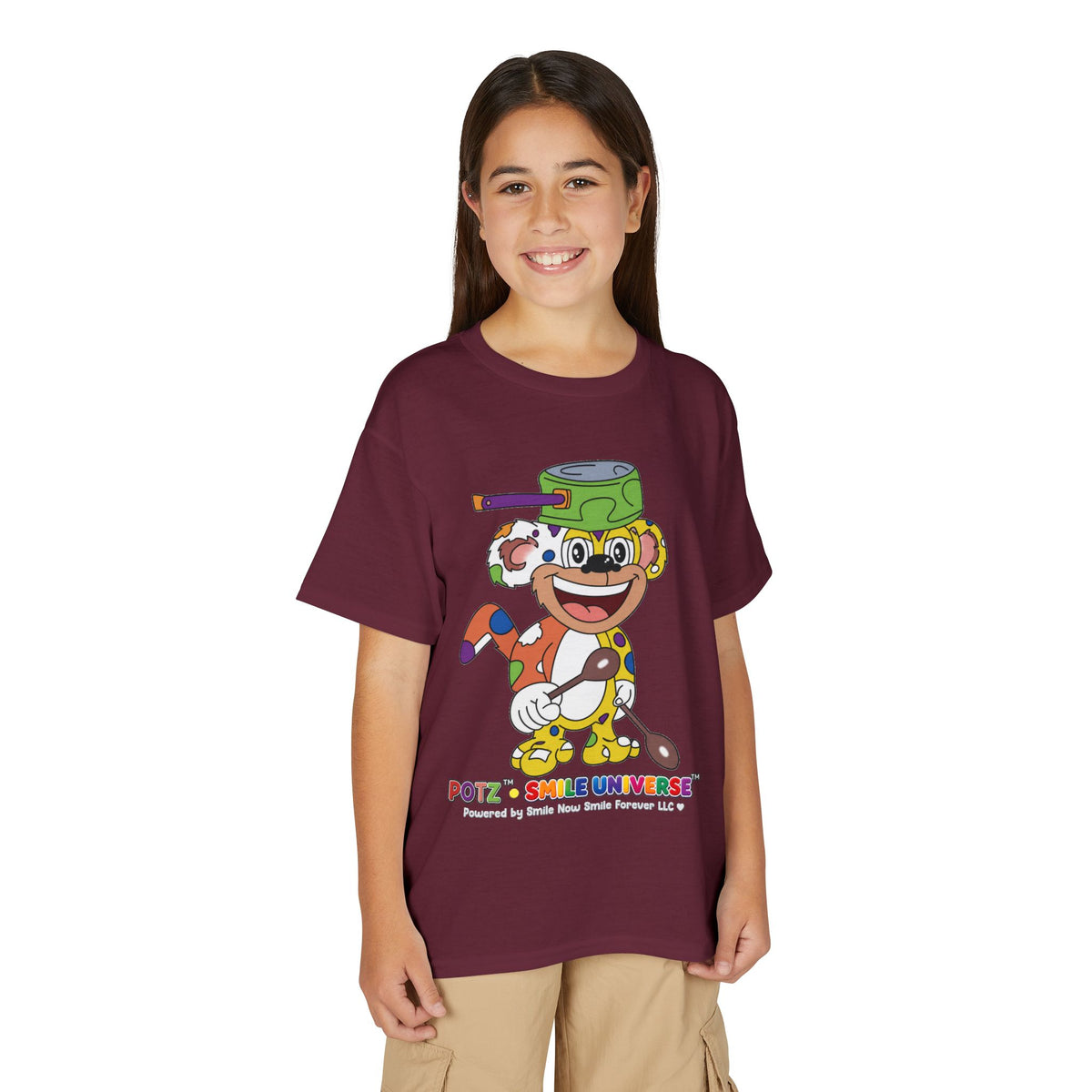 Potz™ Youth DryBlend® T-Shirt – Playful Graphic Tee | Smile Universe Collection