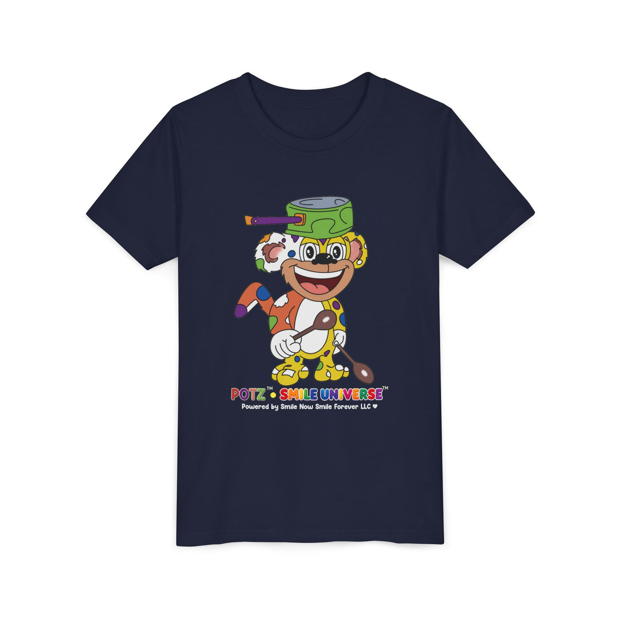 Potz™ Youth Short Sleeve Tee – Playful Graphic Tee | Smile Universe Collection