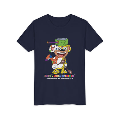 Potz™ Youth Short Sleeve Tee – Playful Graphic Tee | Smile Universe Collection
