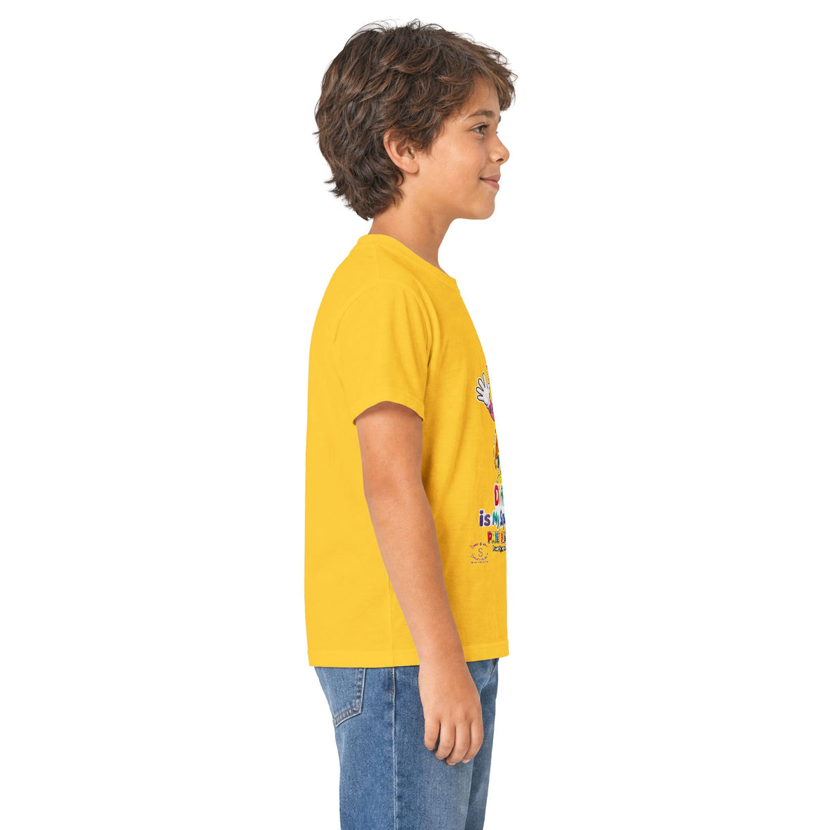 Panz™ Kids Softstyle Tee – "Different is My Superpower" Graphic | Smile Universe
