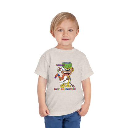 Potz™ Toddler Short Sleeve Tee – Playful Graphic Tee | Smile Universe Collection