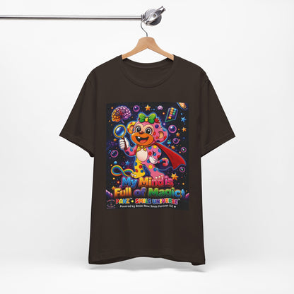 Panz™ Unisex Jersey Short Sleeve Tee – "My Mind is Full of Magic" Graphic | Smile Universe Collection