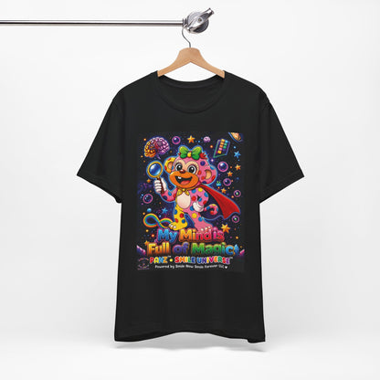 Panz™ Unisex Jersey Short Sleeve Tee – "My Mind is Full of Magic" Graphic | Smile Universe Collection