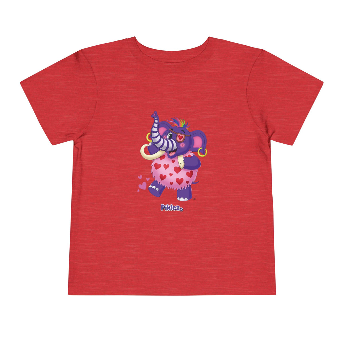Piklez™ Toddler Short Sleeve Tee – "Full of Love!" Graphic Shirt | Smile Universe Collection