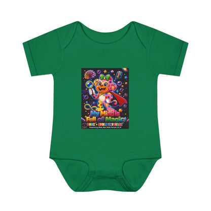 Panz™ Infant Baby Rib Bodysuit – "My Mind is Full of Magic" Graphic | Smile Universe Collection