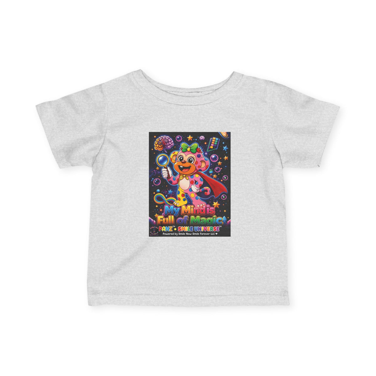 Panz™ Infant Fine Jersey Tee – "My Mind is Full of Magic" Graphic | Smile Universe Collection