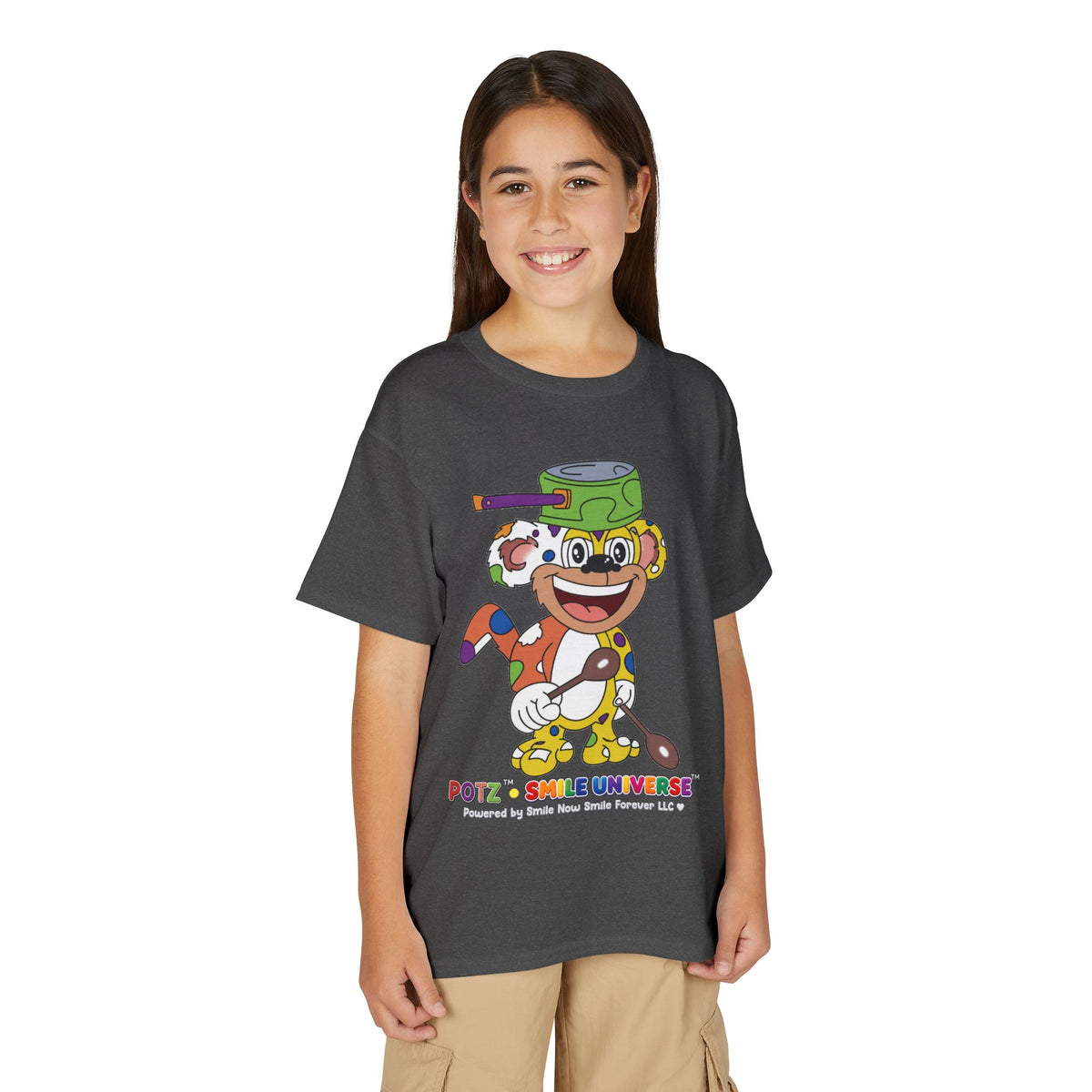 Potz™ Youth DryBlend® T-Shirt – Playful Graphic Tee | Smile Universe Collection