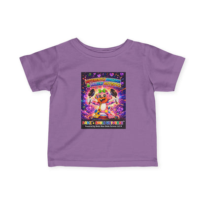Panz™ Infant Fine Jersey Tee – "Differently Amazing & Loudly Autistic!" Graphic | Smile Universe Collection