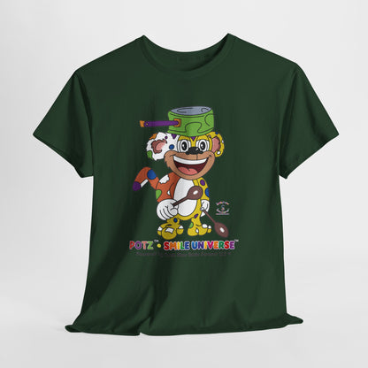 Potz™ Unisex Heavy Cotton™ Tee – Playful Graphic Tee | Smile Universe Collection