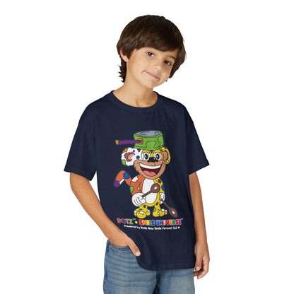 Potz™ Youth DryBlend® T-Shirt – Playful Graphic Tee | Smile Universe Collection