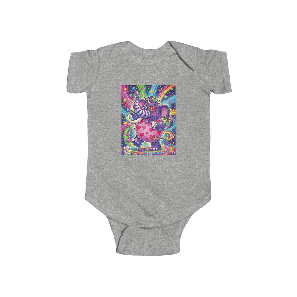 Piklez™ Infant Fine Jersey Bodysuit – "Born to Celebrate!" Graphic | Smile Universe Collection