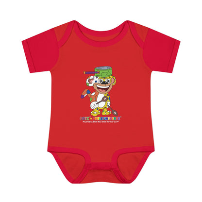 Potz™ Infant Baby Rib Bodysuit – Playful Chef Graphic Onesie | Smile Universe Collection