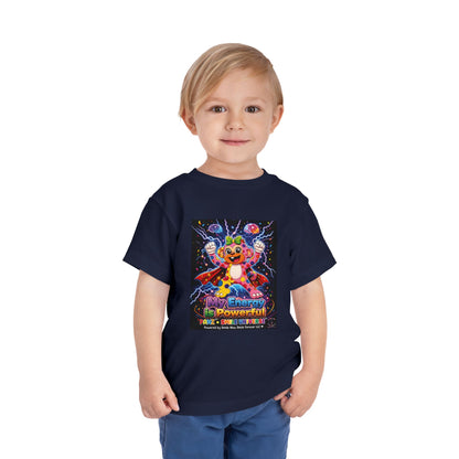 Panz™ Toddler Short Sleeve Tee – "My Energy is Powerful" Graphic Tee | Smile Universe Collection