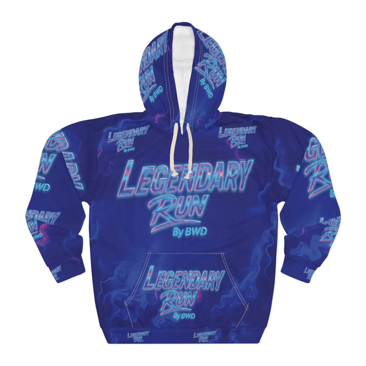 BWD Purple Haze 1’s - Men’s AOP Pullover Hoodie (First Edition)
